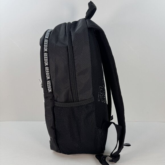 Reebok Black Lillian Backpack With Laptop Compartment Bungee Shoulder Straps - Picture 2 of 16